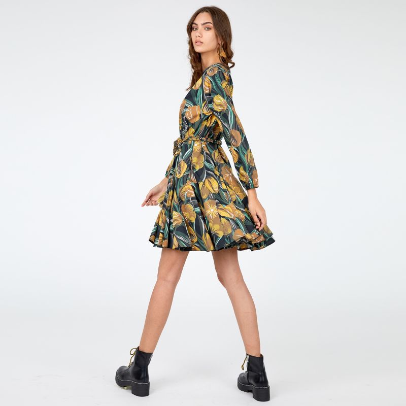 Kara Floral Print Cotton Dress image