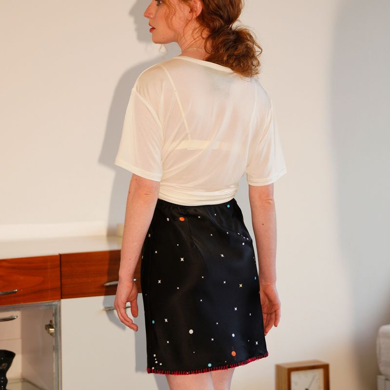 Galaxy Edition | Silk Mini Skirt image