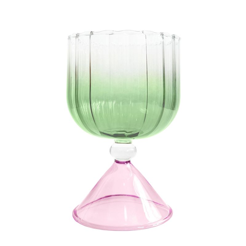 Gatsby Goblet - Set Of Two - Emerald image