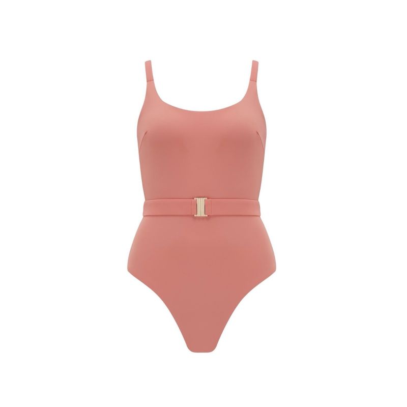 'Elle' Reversible One Piece In Rose Azura image