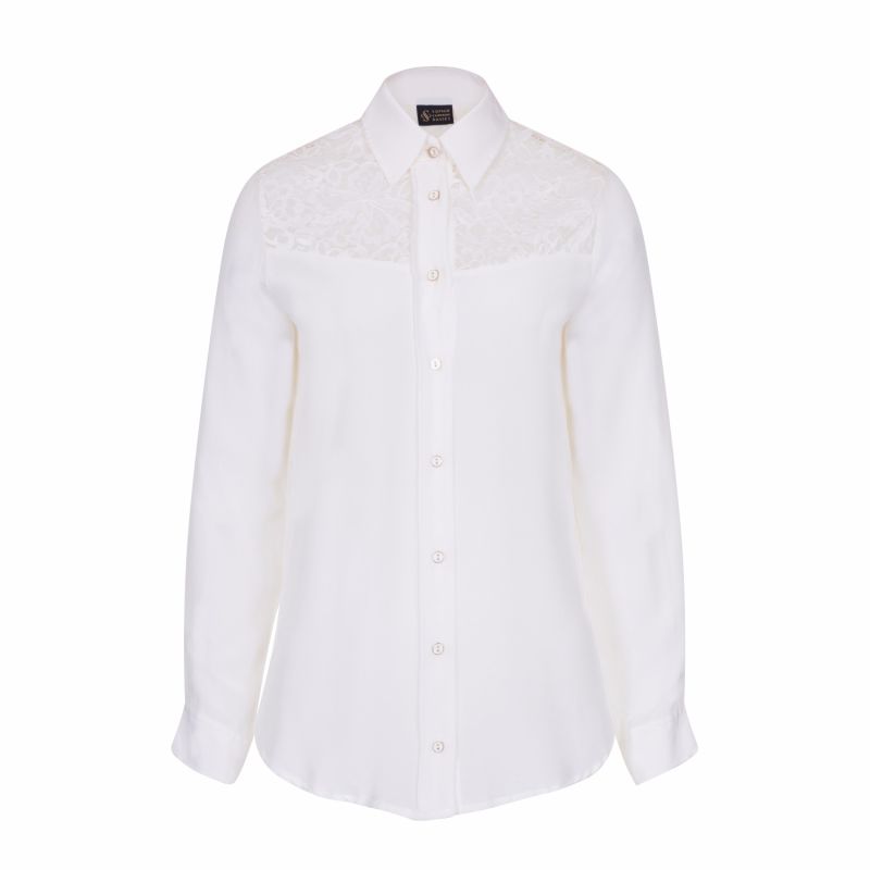 Ivory Classic Silk Shirt image