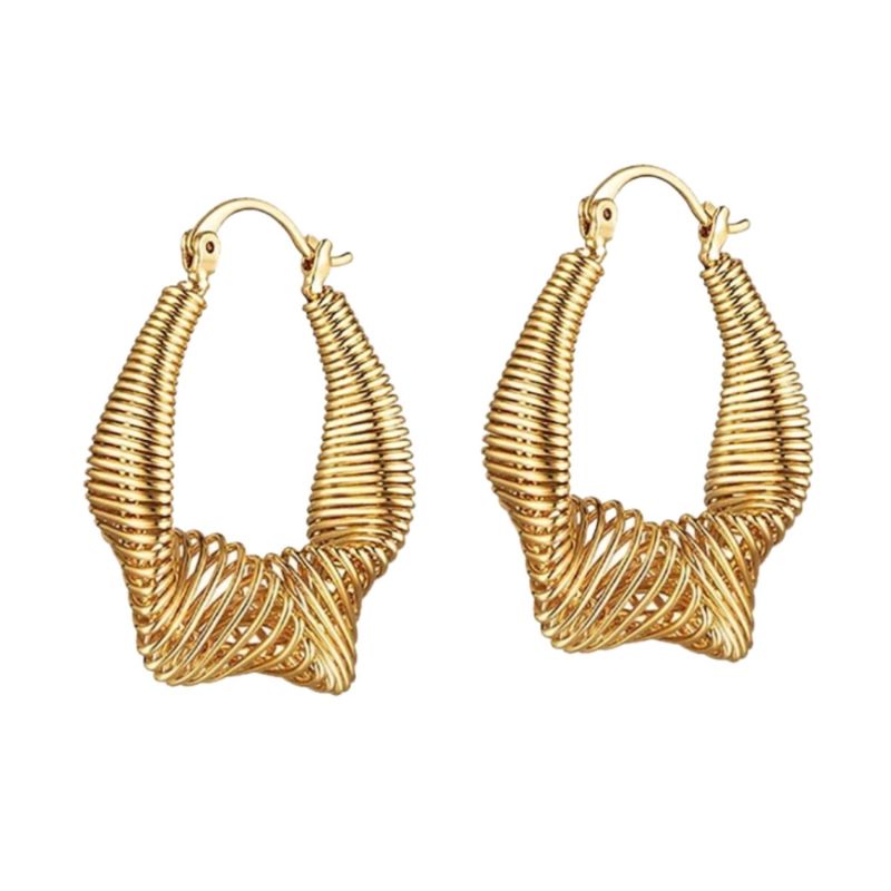 Genevieve Earrings Gold image