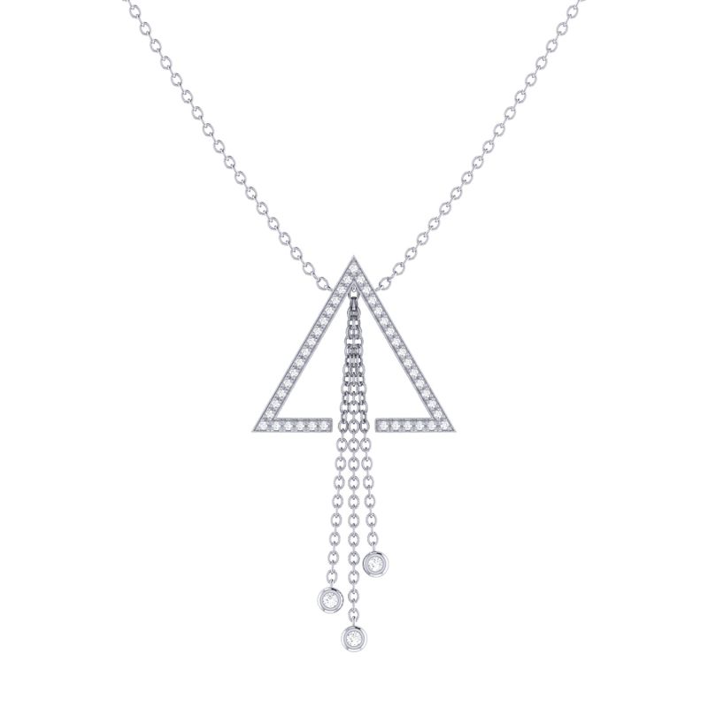 Skyline Lariat Necklace In Sterling Silver image