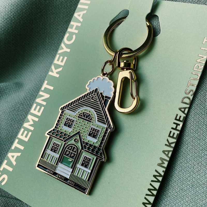 Enamel Keychain Home Sweet Home image