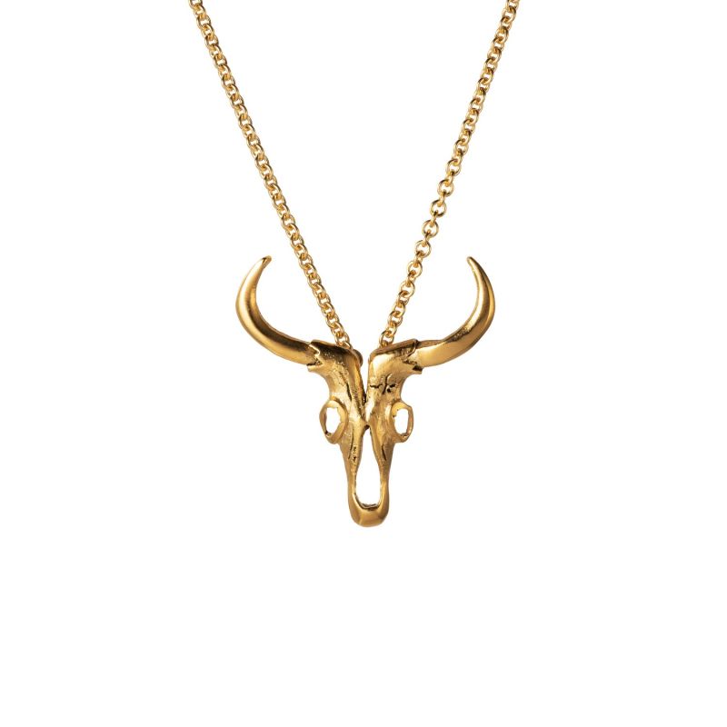 Flooid Buffalo Pendant Gold image