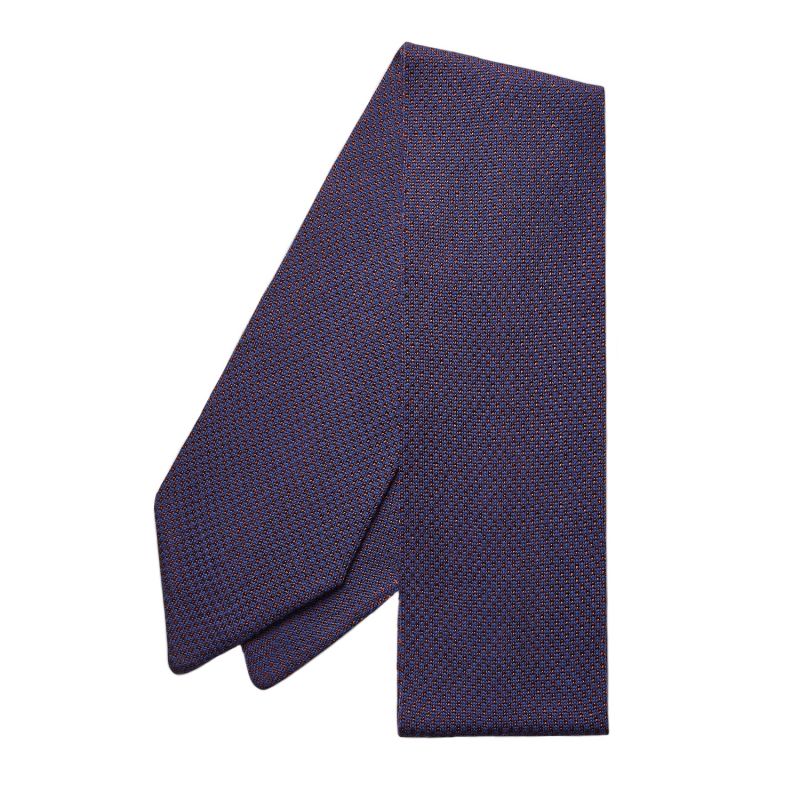 Merino Wool & rPET Eco Scarf - Blue, Brown image