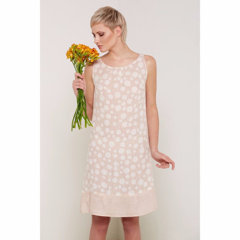 Linen Arabella Dress Champagne image