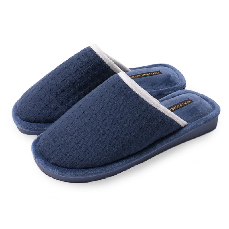 Gia Mule Slippers In Marine Blue image