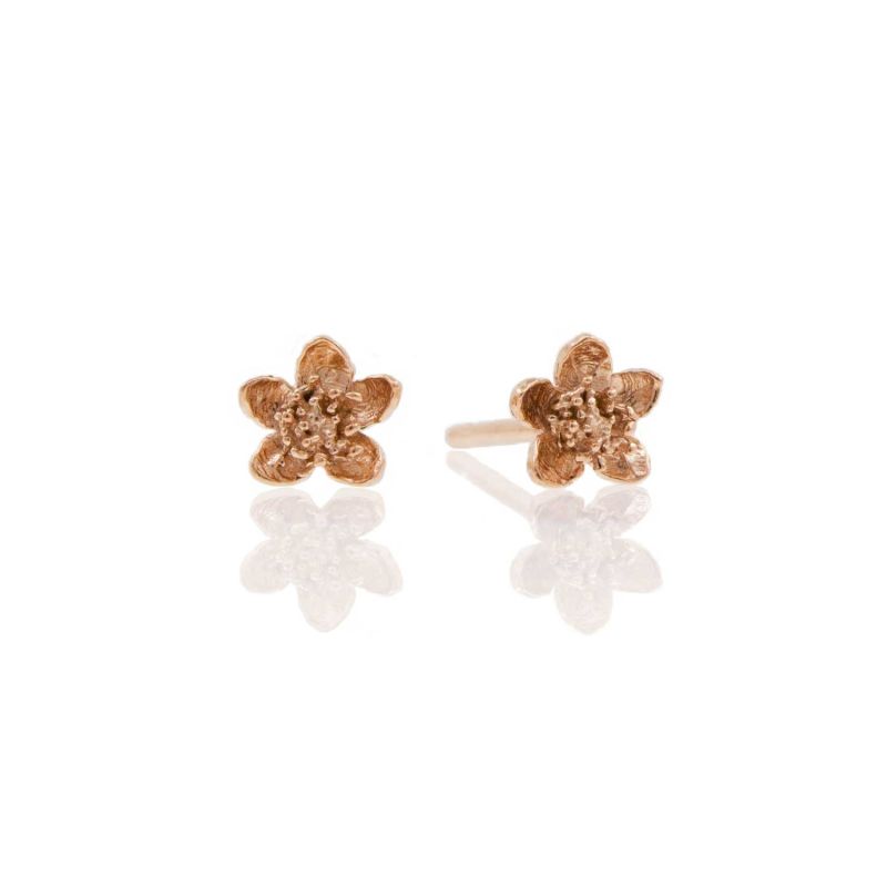 Cherry Blossom Earrings – Rose Gold image