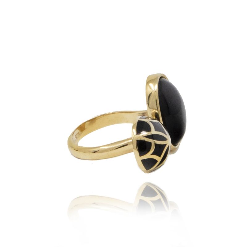 Signature Sphere Onyx Resin Ring image