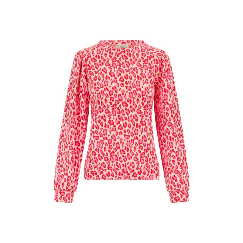 Piper Leopard Jumper - Pink image