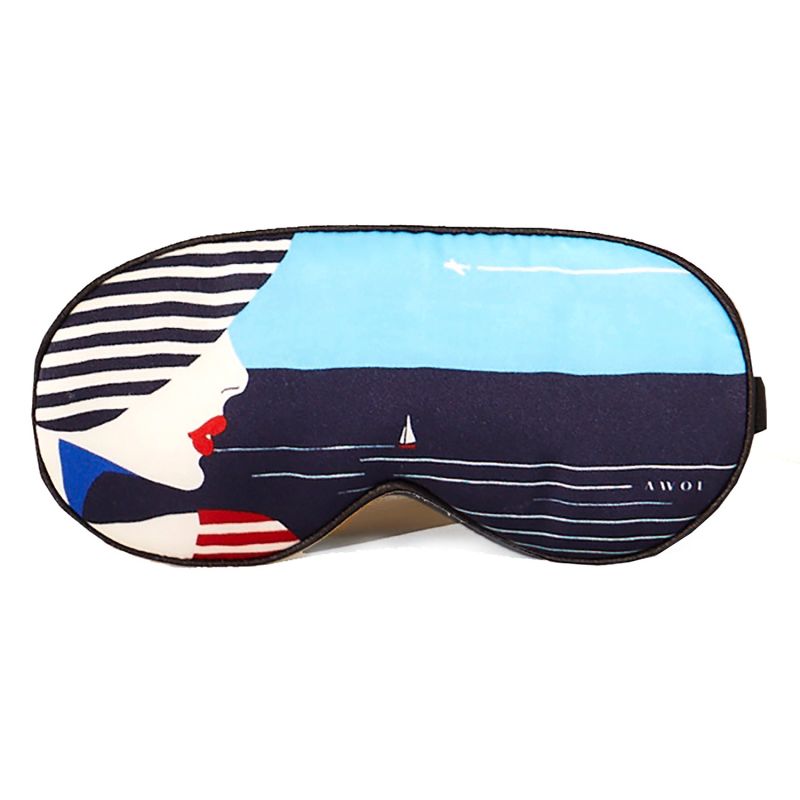 On The French Riviera, Dreaming Of Travels By The Sea: Silk Sleep Mask image