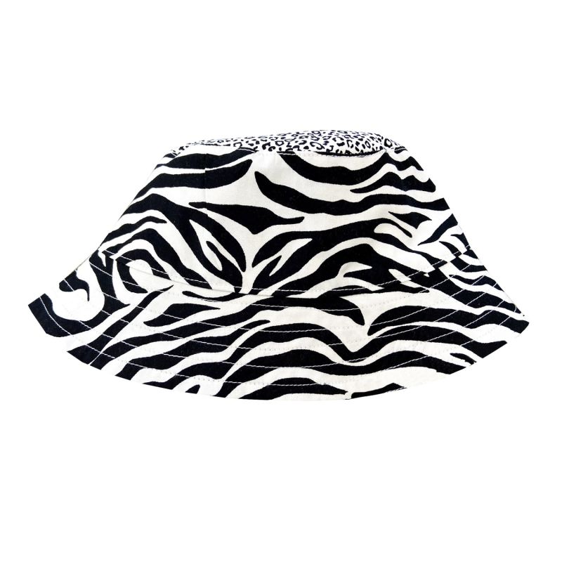 Zebra Print Reversible Bucket Hat image