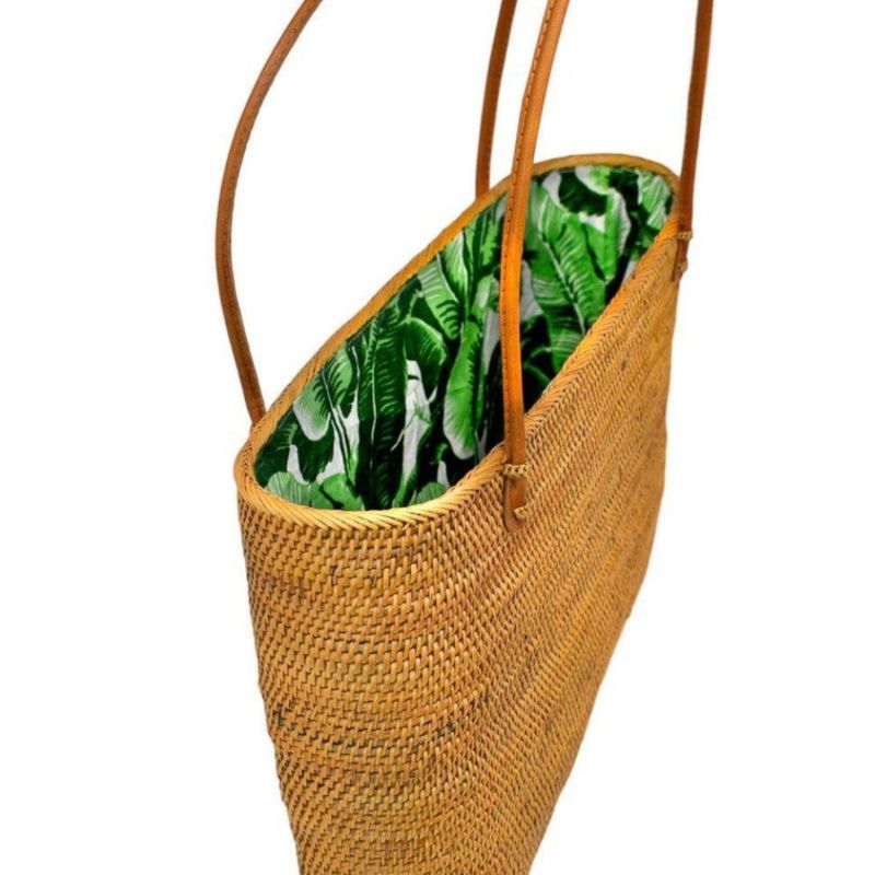 Harper Tote - Signature Palm Leaf image