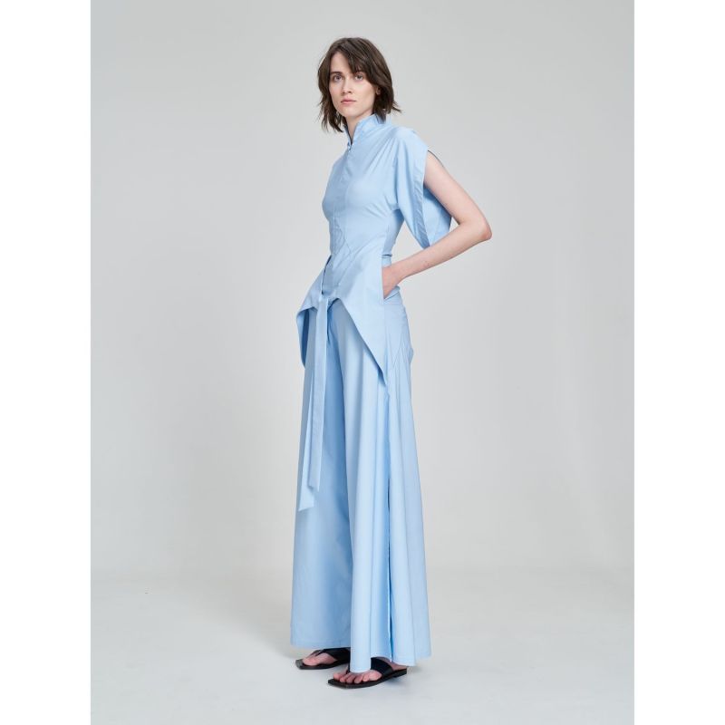 Monosuit Jumpsuit Lea With Pants- Skirt - Blue image