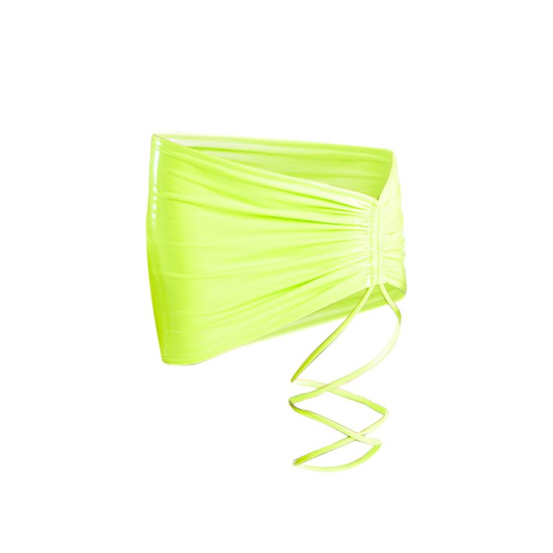 Goguy Green Pvc Mini Skirt image