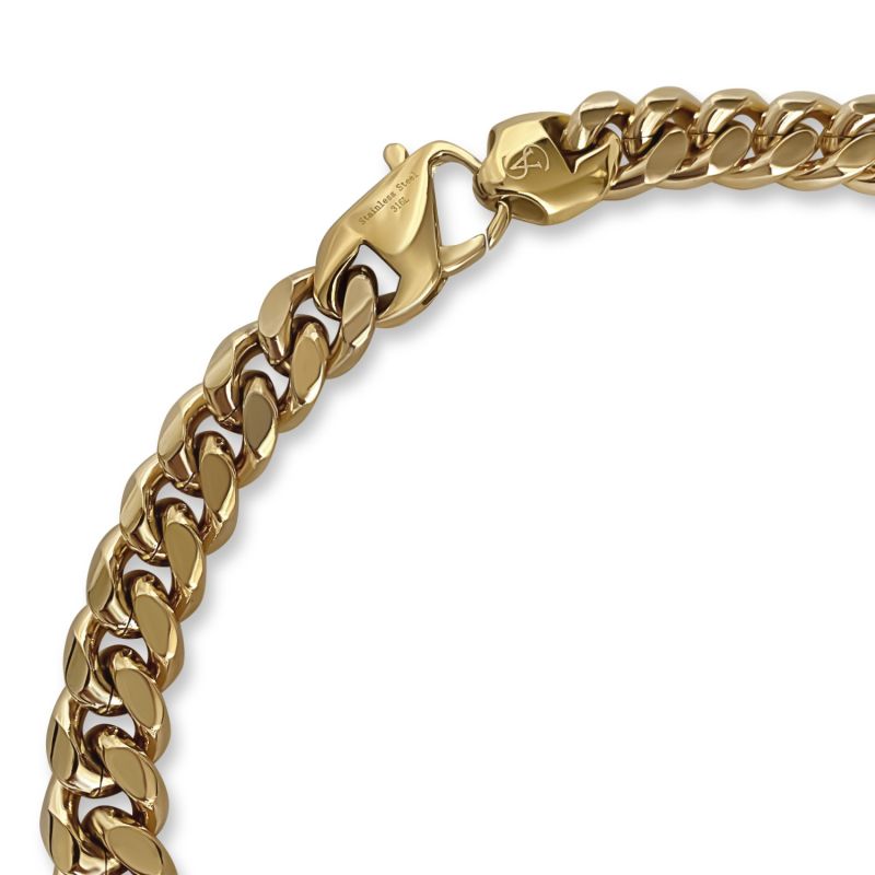 Gold Chain Link Necklace image