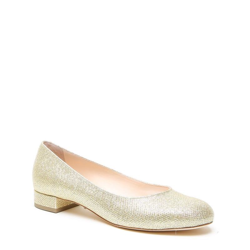 Gold Glitter Ballet Flat image