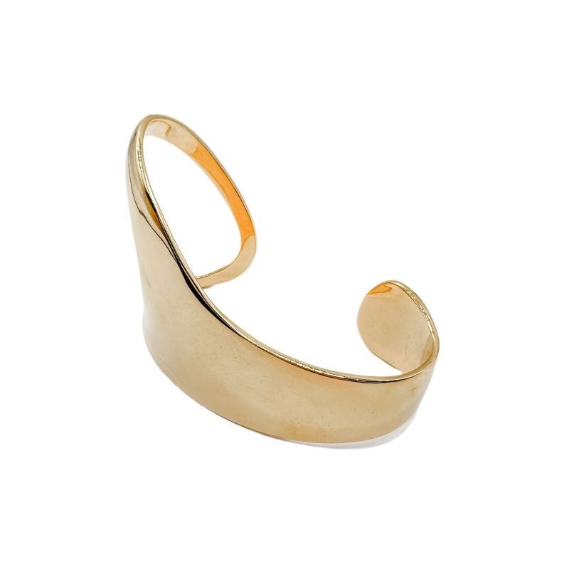 Gold Palm Cuff Bracelet image