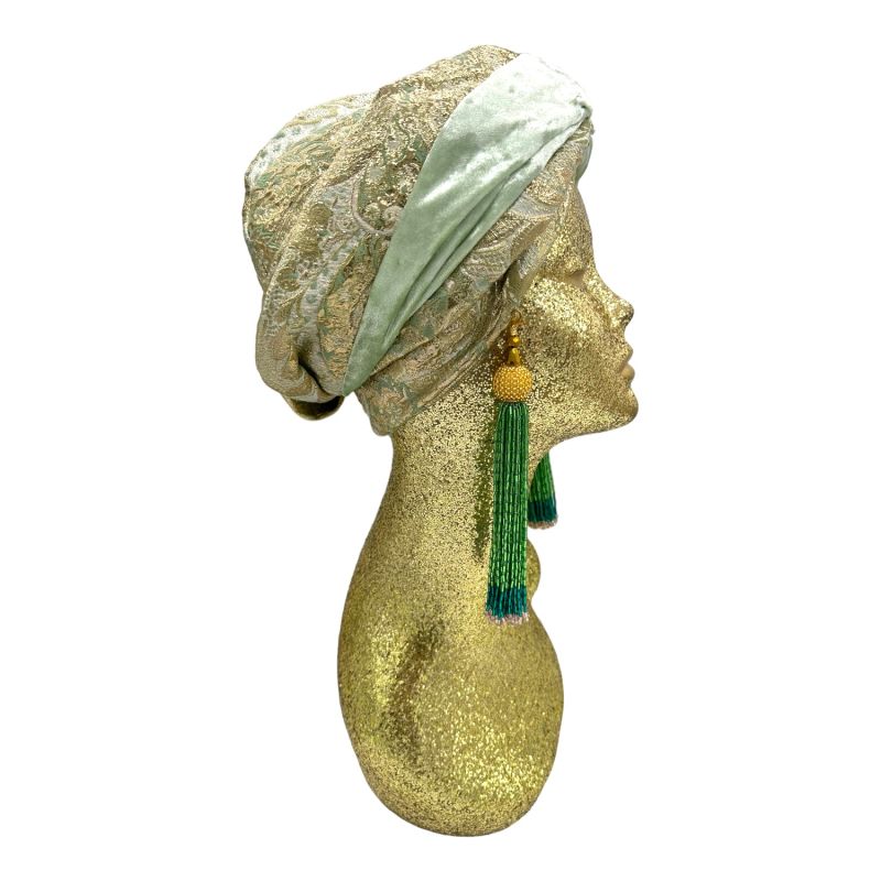 Golden Goldy Mint Luxe Turban image