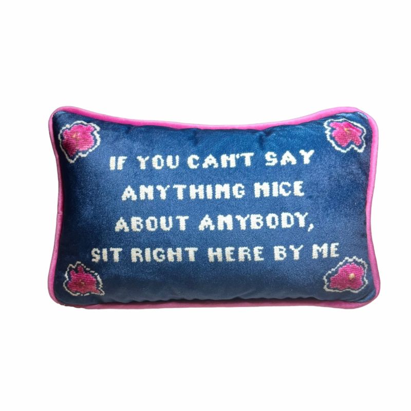 "Gossip Girl" Sassy Quote Scatter Velvet Pillow image