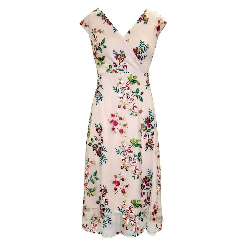 Grace Midi Dress - Blushing Blooms image