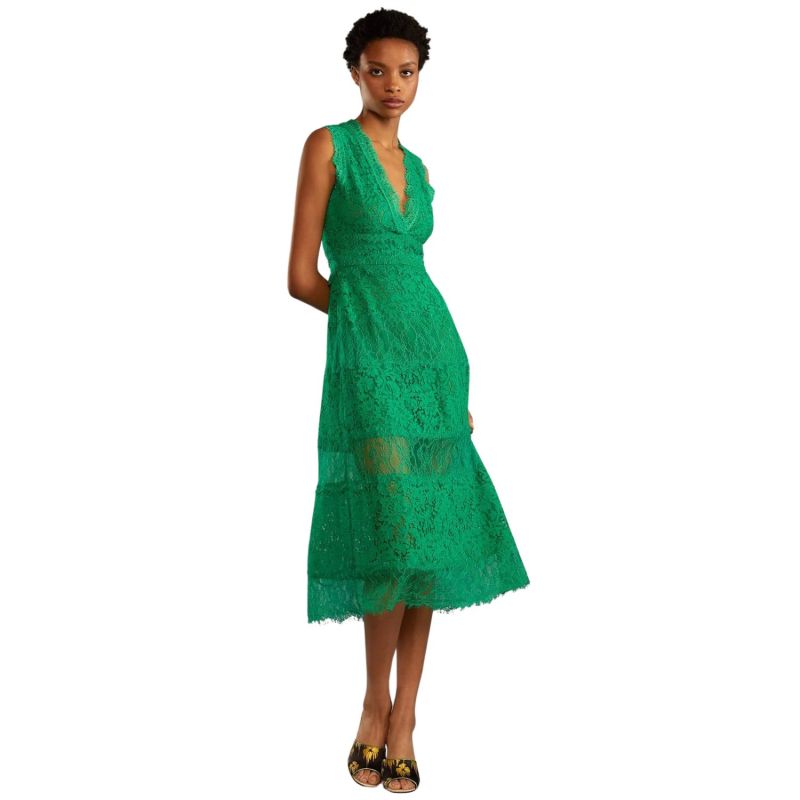 Green Audrey Lace Dress image