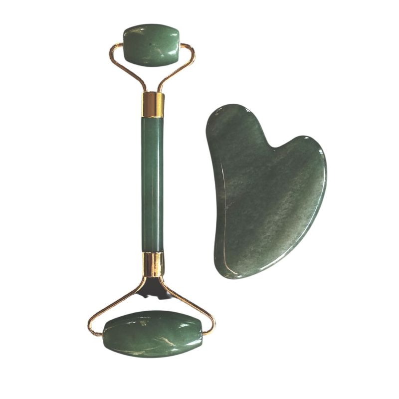 Green Aventurine Gua Sha & Roller image