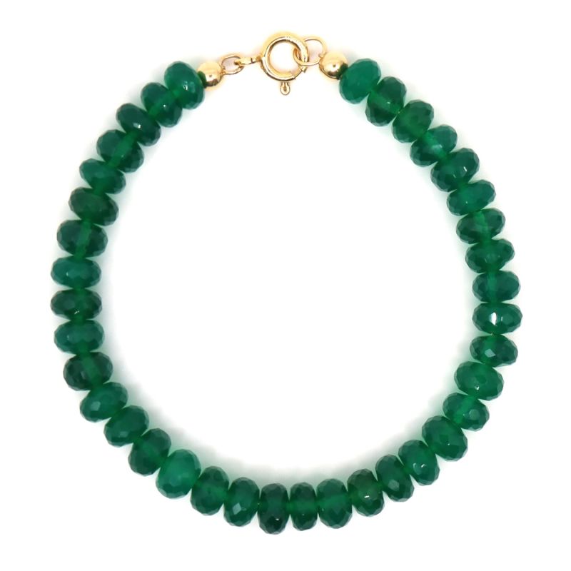 Green Onyx Beaded Bracelet image