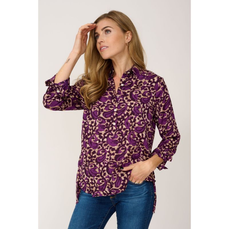 Soho Shirt Midnight Purple Swirl image