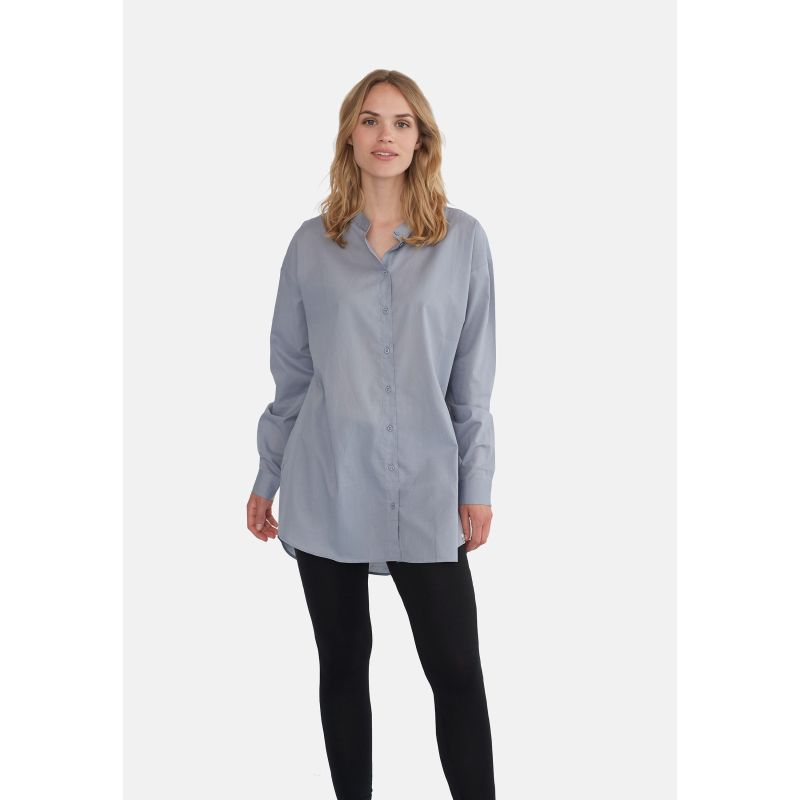 The Grobund Liva Shirt - The Oversized One In Sky Grey image