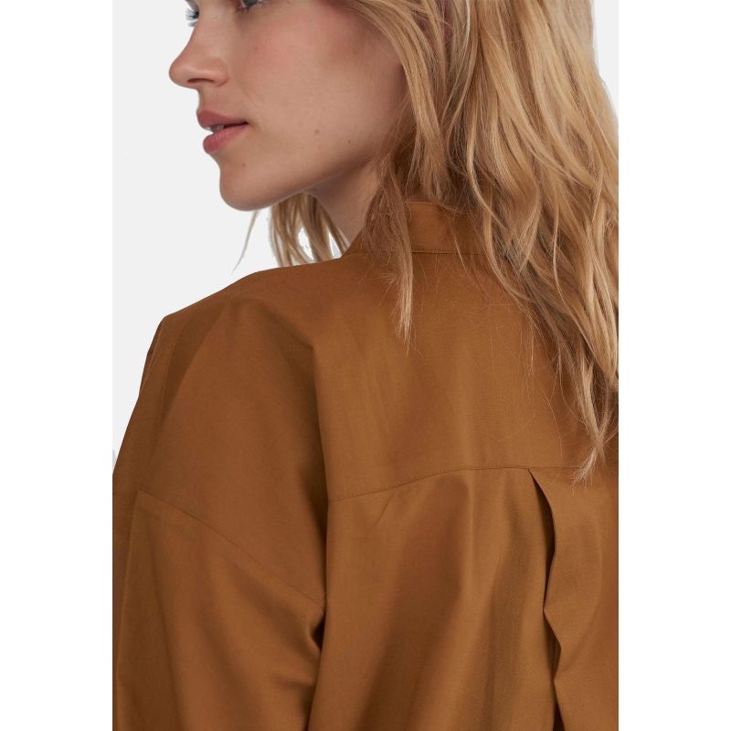 The Grobund Liva Shirt - The Oversized One In Cinnamon image