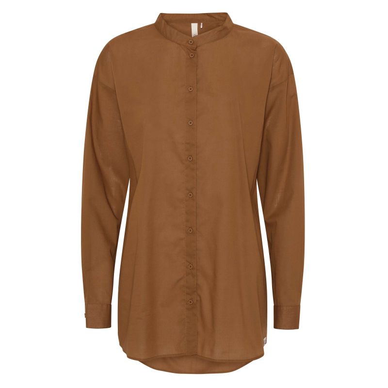 The Grobund Liva Shirt - The Oversized One In Cinnamon image