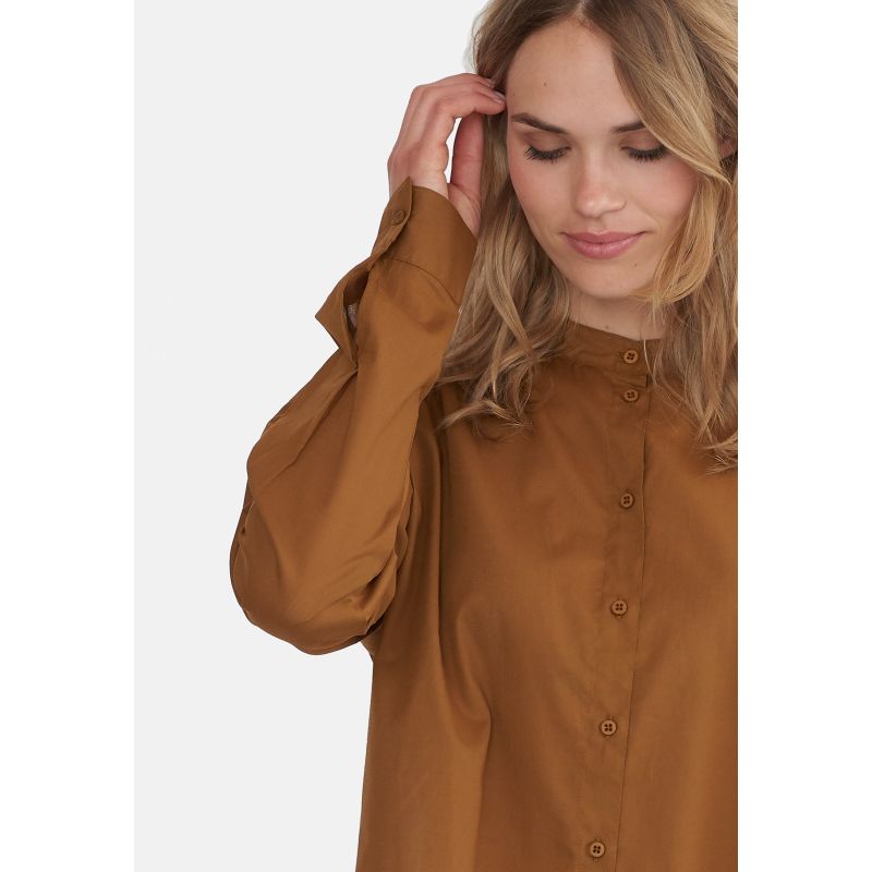 The Grobund Liva Shirt - The Oversized One In Cinnamon image