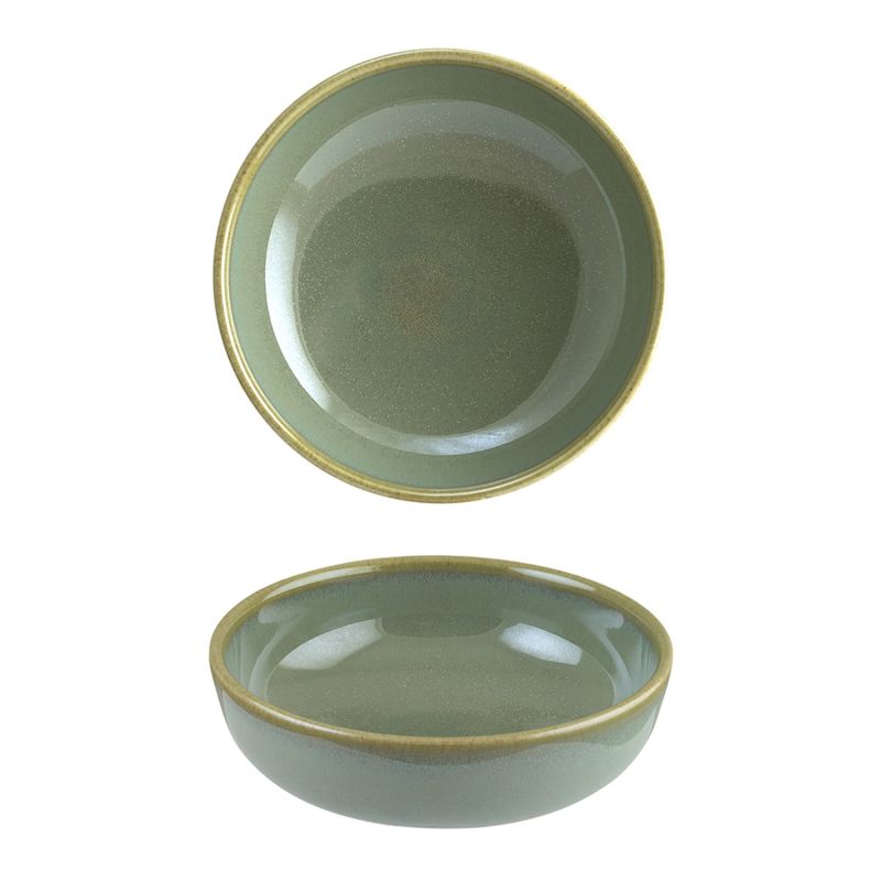 Sage Porcelain Bowl Green Round 5.50" X 5.50" X 2.00" image