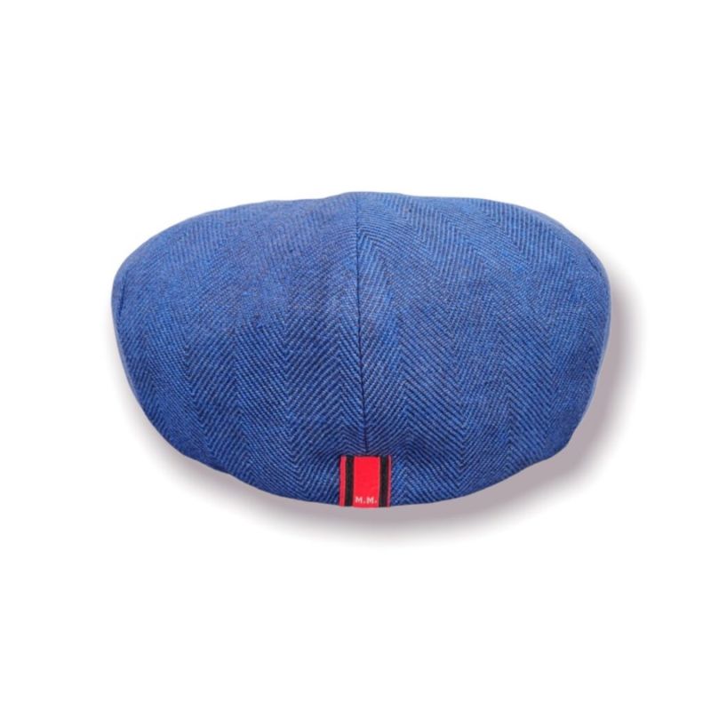 Rileys Twilight Bakerboy Cap In Blue Linen image