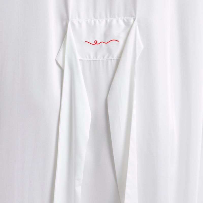 Vegan Silk Bamboo Zen Robe Dressing Gown White image