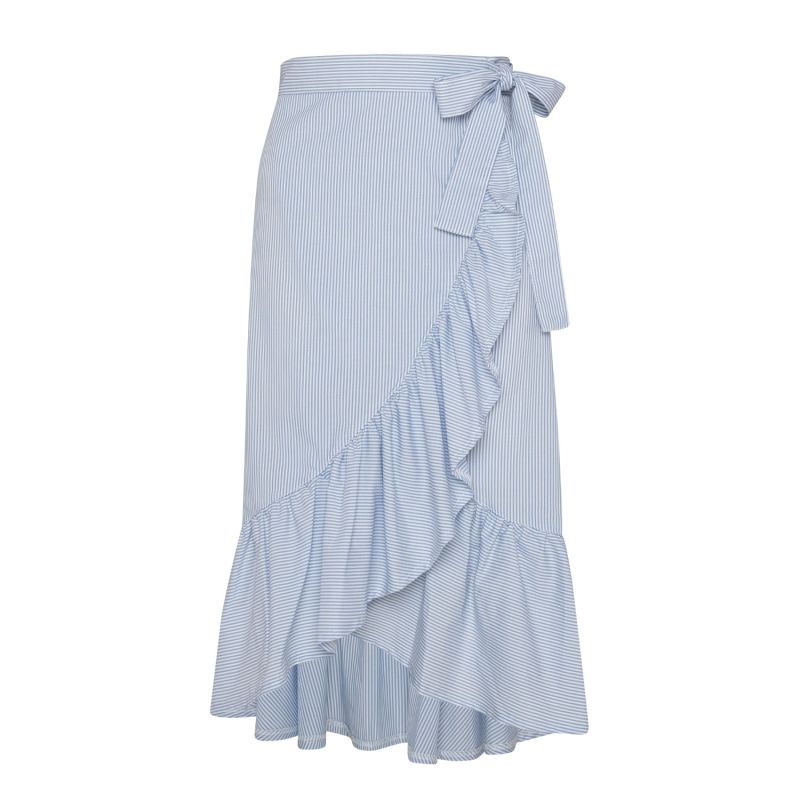 Gunsie Cotton Frill Wrap Skirt image