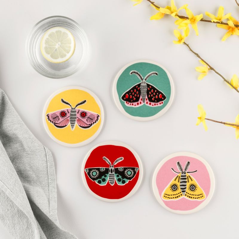 Moth Coasters image