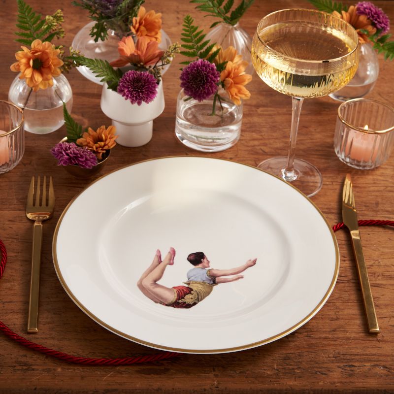 Trapeze Boy Dinner Plate image