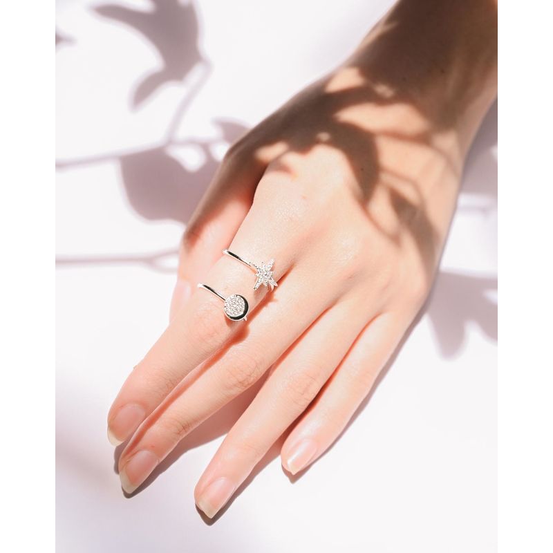 Star Silver Ring image