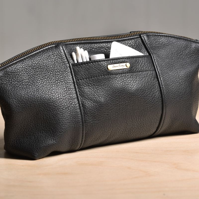 Leather Essentials Bag Black - Pugwash image