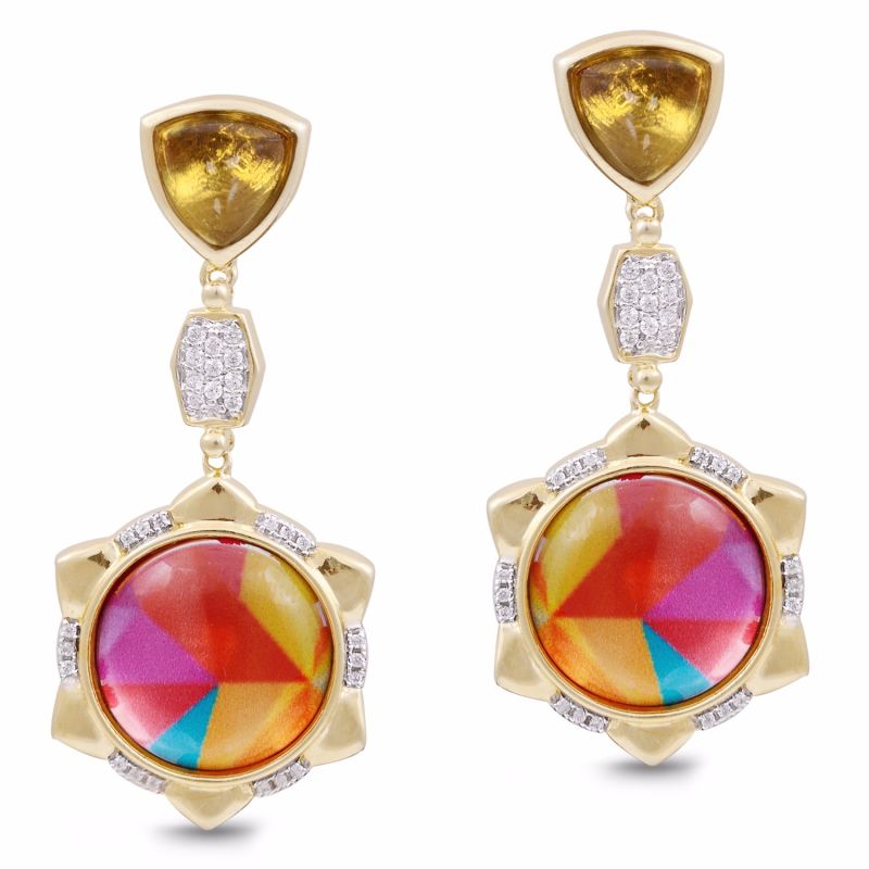 Girl On Fire Earrings image