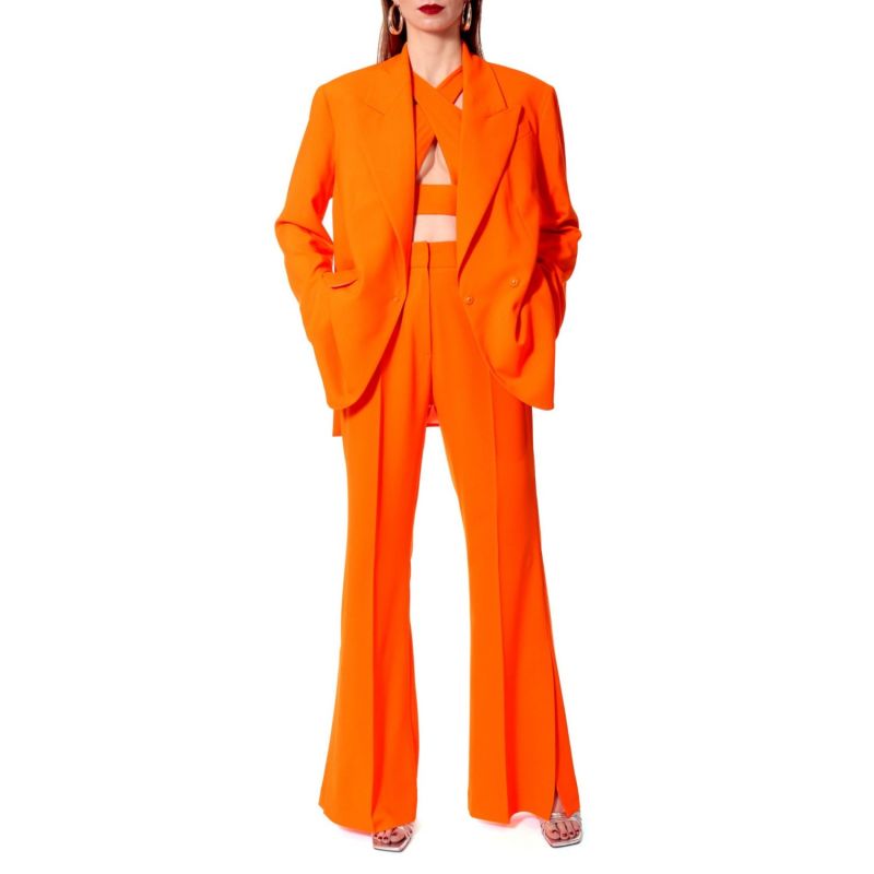 Camilla Neon Orange Flared Pants image