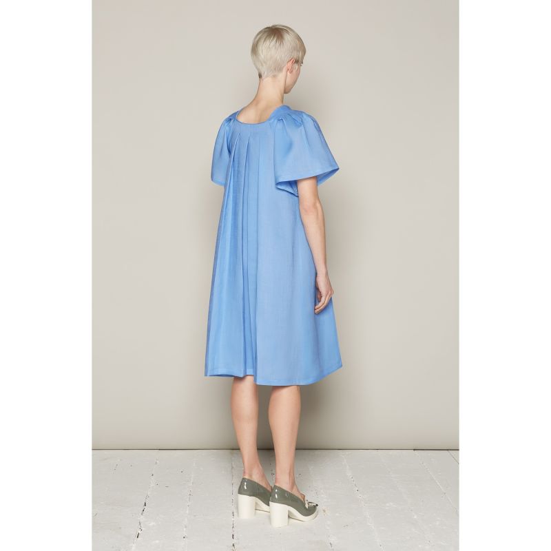 A-Line Linen Jackie Dress Blue image