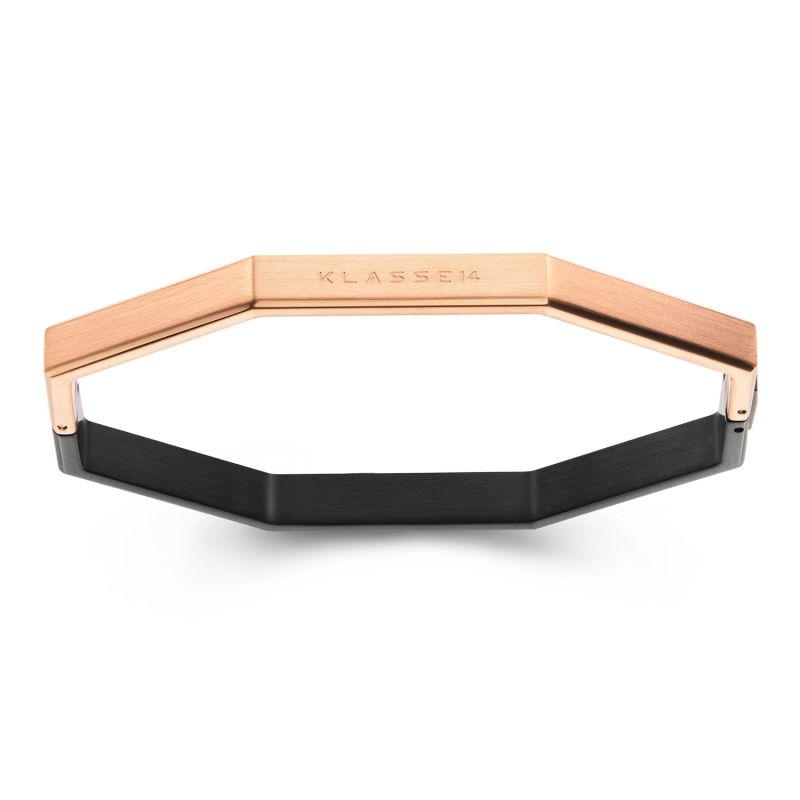 Okto Bangle Man Black & Rose Gold - M image