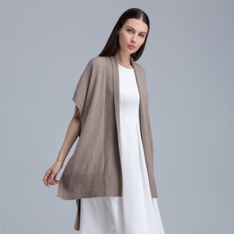 Valerie Cashmere Knit Poncho image