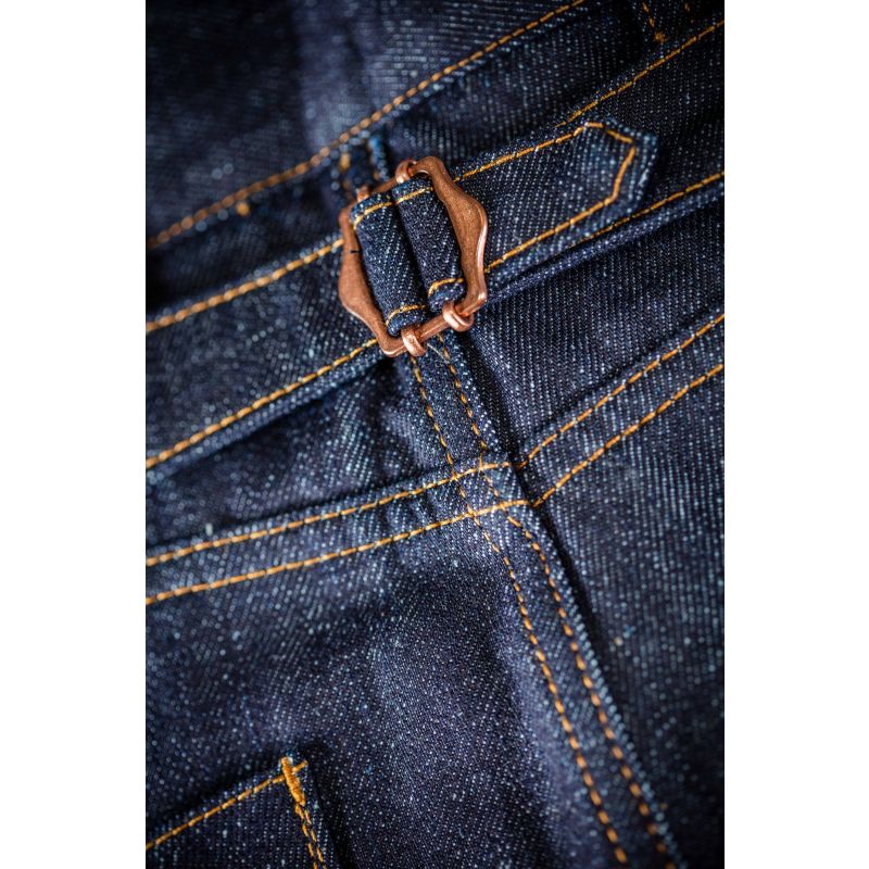 The New Frontier 14Oz Selvedge Anti-Bac Raw Denim Jeans image