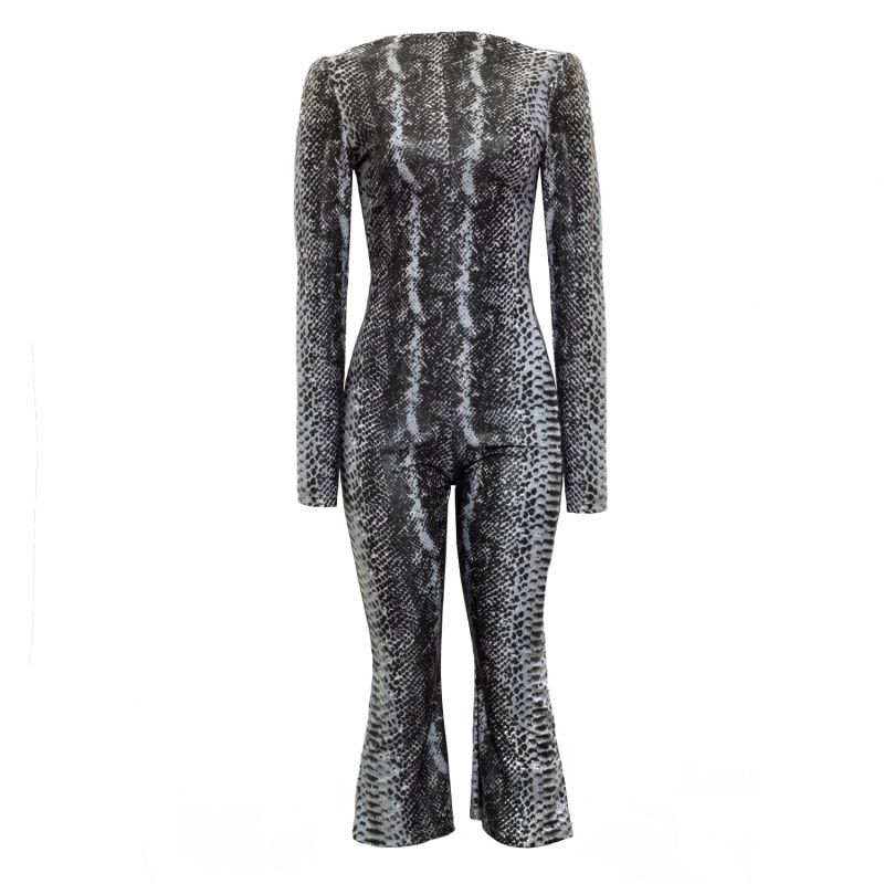 Grey Python Jumpsuit image