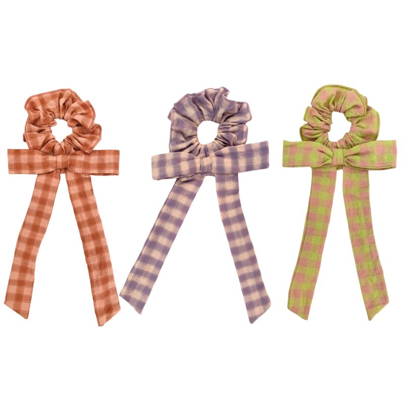 Hair Bow Scrunchie Set Of Three image